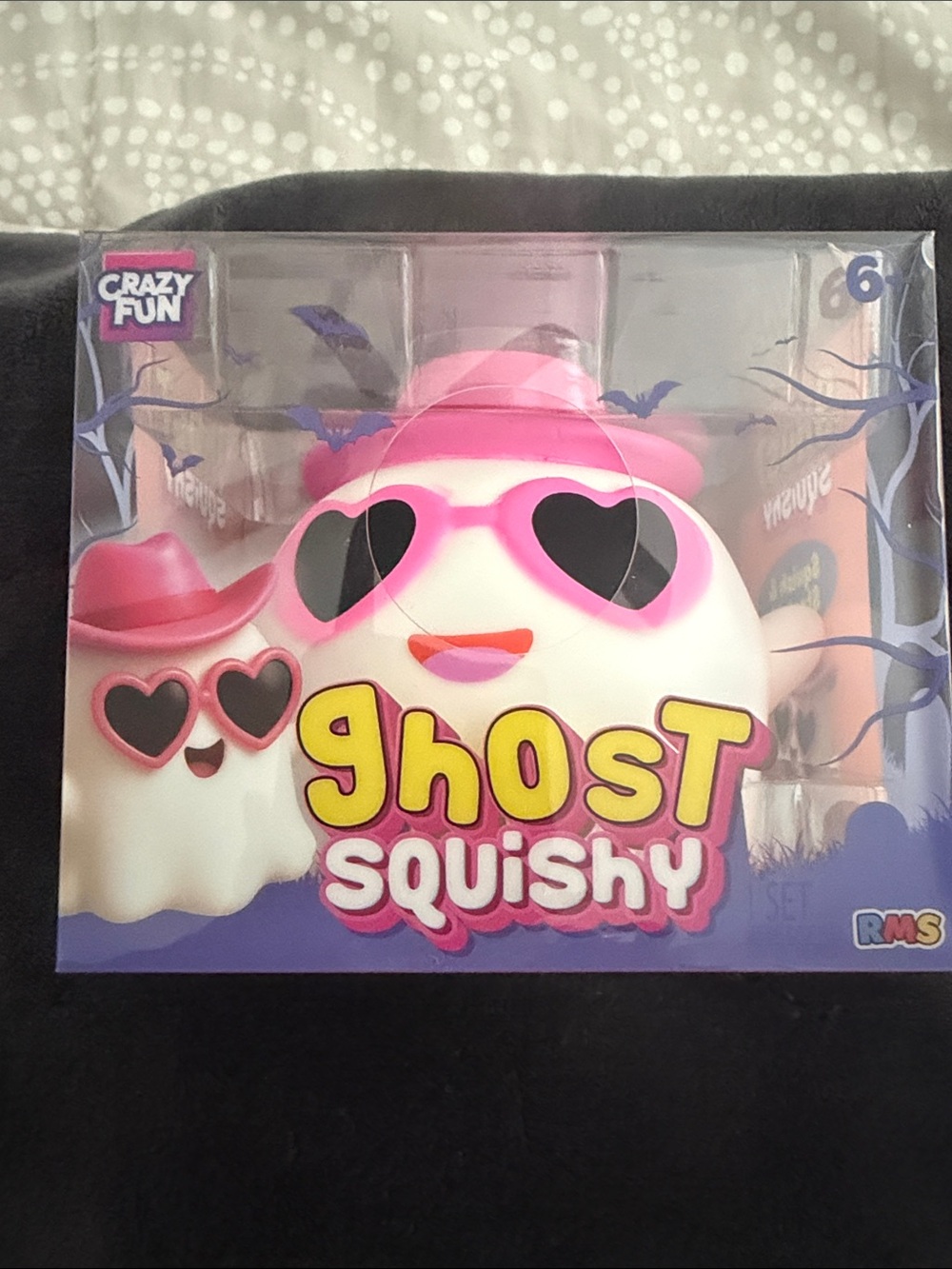 Ghost Squishy Toy - Pink & White NWT unopened authentic